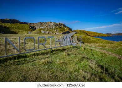 Scotland, Shetland Islands, Northmavine, Beautiful View Of Island,