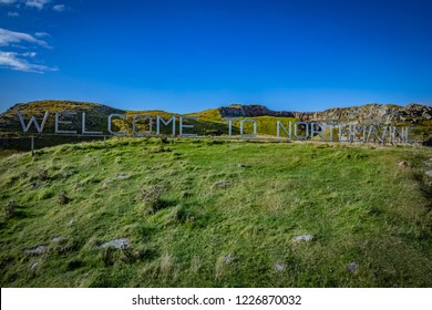 Scotland, Shetland Islands, Northmavine, Beautiful View Of Island,