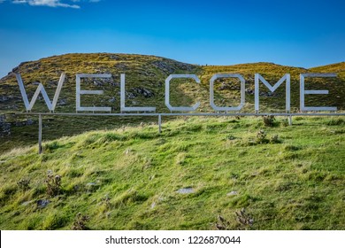 Scotland, Shetland Islands, Northmavine, Beautiful View Of Island,