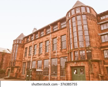 Scotland Street School Museum In Glasgow, UK Vintage