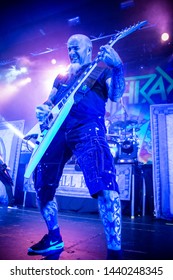 Scott Ian Anthrax Lead Guitarist Performing Live At Manchester Academy, UK, February 14th 2017