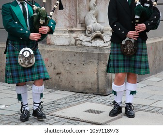 Scottish Bagpipers Duet