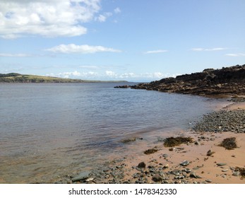 Scottish Beach On The Solway Firth