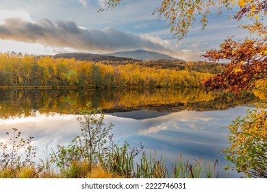 Scottish Highlands : View Of Loch In Autumn