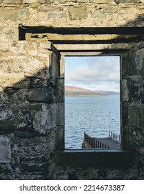 Scottish Loch Through The Wall 