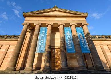 The Scottish National Gallery Is The National Art Gallery Of Scotland. It Is Located On The Mound In Central Edinburgh, In A Neoclassical Building