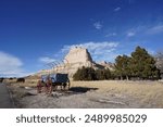 Scotts Bluff national monument in Nebraska