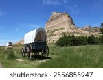 Scotts Bluff, Oregon Trail Landmark, Mitchell Pass, Scottsbluff, Nebraska, USA