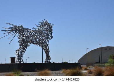 Scottsdale Arizona 9/2/19 Horse Sculpture At West World