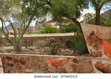 Scottsdale, Arizona, August 30, 2008: Frank Lloyd Wright’s Home In Scottsdale, Az Known As Taliesin West