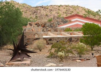 Scottsdale, Arizona, August 30, 2008: Frank Lloyd Wright’s Home In Scottsdale, Az Known As Taliesin West