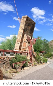 Scottsdale, Arizona, August 30, 2008: Frank Lloyd Wright’s Home In Scottsdale, Az Known As Taliesin West