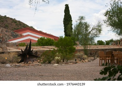 Scottsdale, Arizona, August 30, 2008: Frank Lloyd Wright’s Home In Scottsdale, Az Known As Taliesin West