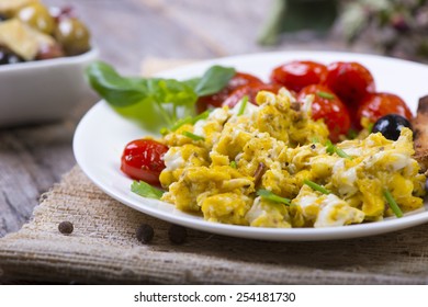 scrambled egg  - Powered by Shutterstock