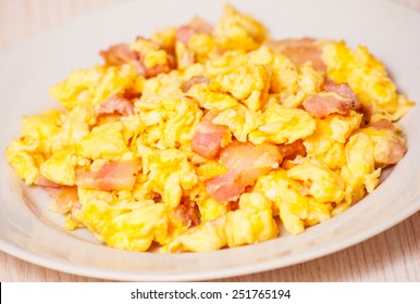 Scrambled Eggs With Bacon