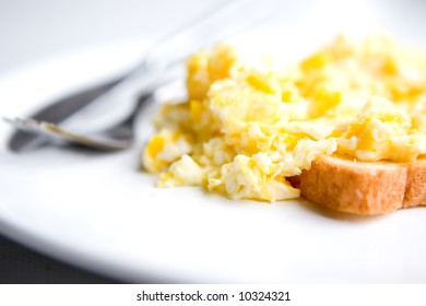 Scrambled Eggs On Toast