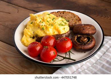 Healthy Scrambled Egg On Toast Recipe Images Stock Photos Vectors Shutterstock