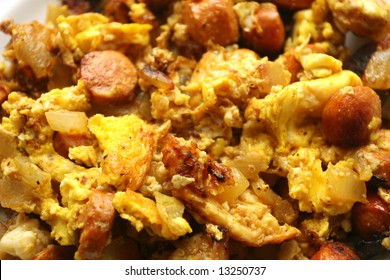 Scrambled Eggs With Sausage