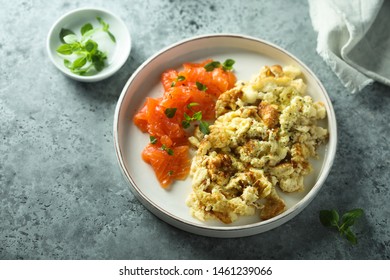 Scrambled Eggs With Smoked Salmon