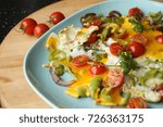 scrambled eggs with vegetables