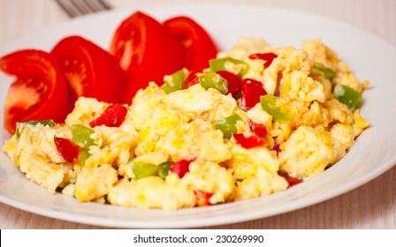 Scrambled Eggs With Vegetables