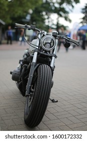 Scrambler, Cafe Racer Motorcycle, Streetfighter Gray Color