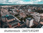 Scranton, Pennsylvania aerial photo of downtown