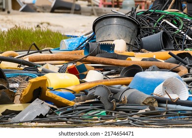 A Scrap Heap Of Plastics In Turkey.