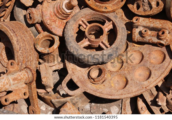 Scrap iron from many\
things.