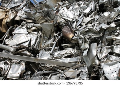 scrap metal - Shutterstock ID 136793735