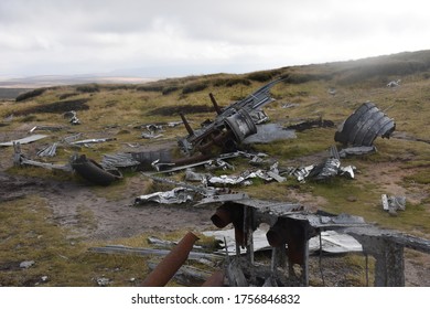 Scrap Metal From An Abandoned Public Air Plane Crash Site