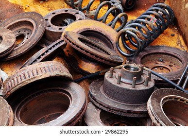 Scrap Metal Old Car Parts