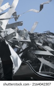 Scrap metal on recycling site