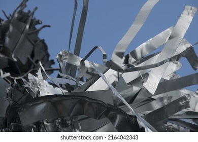 Scrap metal on recycling site