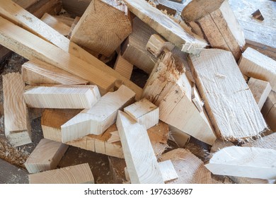 Scrap Wood Pieces For House Construction