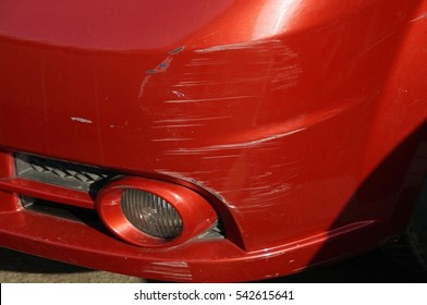 Scratched car - Shutterstock ID 542615641
