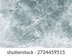 Scratched ice surface effect background. Abstract frozen grunge texture.