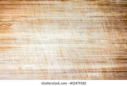 Scratched old butcher's board as the background