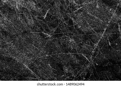 Scratched Surface Of Dark Ice Texture 