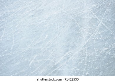 Scratches on the surface of the ice