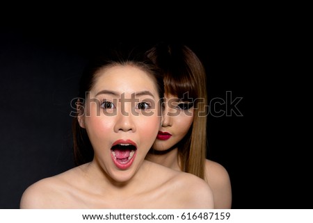 Asian girls peeing panties