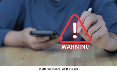 A screen filled with red error codes and warning signs, symbolizing system failure, hacking attempts, and critical cybersecurity threats in digital infrastructure.