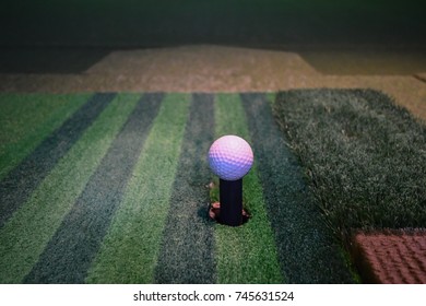 Screen Golf Driving Range And Ball