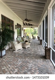 Screened In Front Porch Summertime