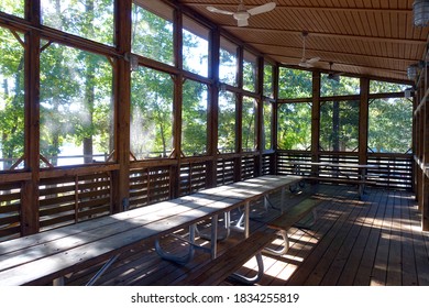 Screened in Picnic Table | Mess Hall in the Woods