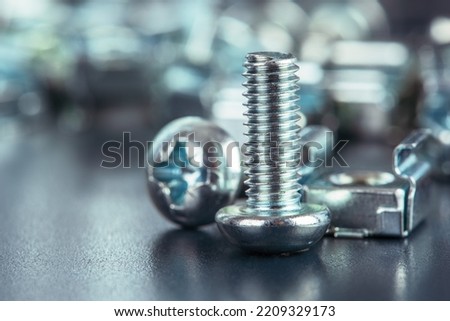 Screw and Cage Nut for Server Rack Cabinet