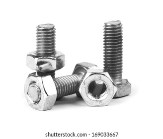 Screw Isolated On The White Background