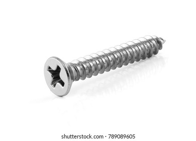 Screw Isolated On White Background