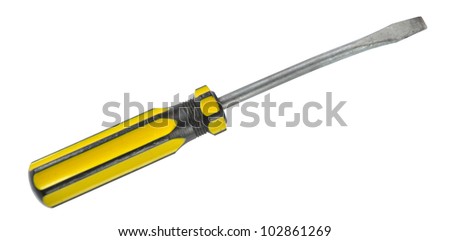 screwdriver isolated on white
