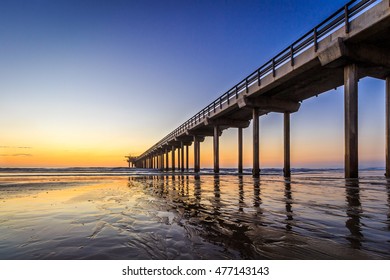 Scripps Pier In La Jolla, CA